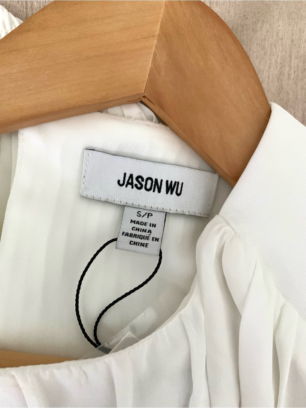 NWT Jason Wu White Pleated Sleeveless Crop Top - Picture 2 of 12
